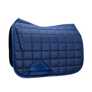 Almohadilla de sillín de doma ecuestre de muestra gratis con ribete a juego, almohadillas de sillín con purpurina para montar a caballo de color personalizado OEM ODM - Product Image 3