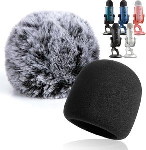 Dongtai bọt biển Micro lông kính chắn gió muff-mic gió Bìa lông Pop lọc như bọt Bìa Tương thích với màu xanh YETI Nano - Product Image 5