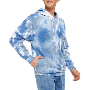 Sudadera con Capucha de Forro Polar para Hombre, 100% Algodón, Teñido Personalizado, Liso - Product Image 2
