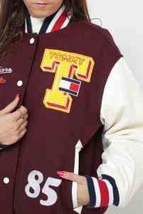 Vente en gros Logo personnalisé Baseball Respirant Varsity Jacket Femmes Haute Qualité Femmes Varsity Jacket Automne Varsity Jackets - Product Image 5