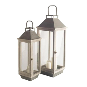 Linternas de cobre de decoración de Camping de alta calidad, Mejor Diseño, fabricante al por mayor, decoración de suelo, linternas de hierro - Product Image 1