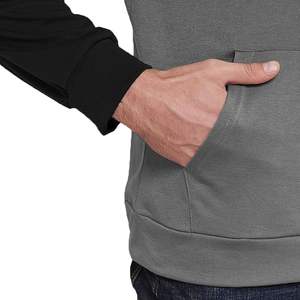 Sudadera con Capucha para Hombre, 100% Algodón, Estilo Casual, con Bolsillo Frontal, Logotipo Personalizado, Talla Grande, Transpirable - Product Image 4