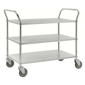 Chariot à main à 3 étagères avec design à code couleur - Product Image 1