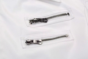 ¡Chaqueta clásica de cuero de piel de oveja 2025 para hombres y mujeres, patrón de camuflaje Formal de alta calidad, logotipo frontal recubierto, procesamiento de venta! - Product Image 6