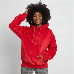 Women'<b>s</b> Velour Hoodie Soft Zip Up or Pullover Tracksuit <b>Top</b> with Custom Logo Printing and Embroidery Available - Product Image 2