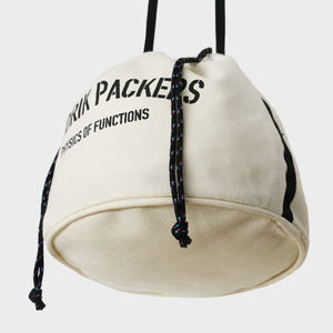 Sac à poussière de chaussure en lin et coton recyclé biologique imprimé personnalisé sac à provisions avec logo personnalisé - Product Image 3