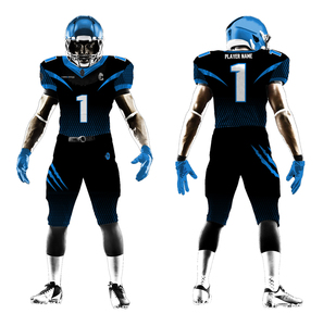 Meilleure vente 2022 hommes football américain uniforme jeunesse attirail sergé respirant conception à manches courtes imprimé caractéristiques en gros - Product Image 5