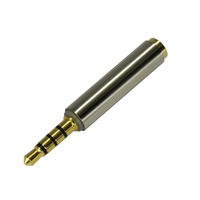 Adaptateur audio pour casque d'écoute 3.5mm mâle vers 2.5mm femelle Jack stéréo ou mono pour Apple iPhone 6/6S/6 Plus/5S/5C/5 iPad