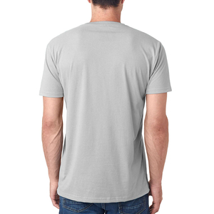 T-shirt confortable à col en V pour homme, décontracté, à manches courtes, coupe classique, respirant, léger, moderne, élégant, pour l'été, à porter au quotidien - Product Image 4