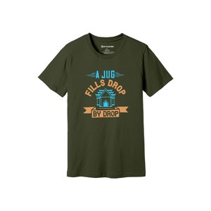 Camiseta informal de algodón 100% con impresión de temas de Buda en 3D, 12 opciones de color, 160-180, colocación de diseño personalizable GSM pesado - Product Image 1