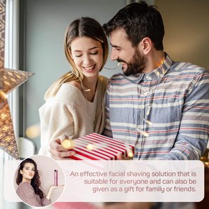 Afeitadora Eléctrica Recargable para Mujer, Depiladora Facial sin Dolor con 2 Cabezales de Repuesto, Depiladora Facial para Damas - Product Image 6