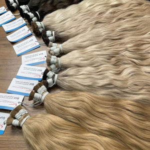 Extensiones de cabello humano vietnamita de calidad superior al por mayor 2025 para trenzar cabello suave ondulado Natural grueso - Product Image 1