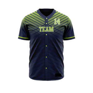 Maillot de baseball à rayures et manches longues pour homme, quantité minimale de commande bas, uniforme d'équipe personnalisé, à bas prix, maillots de softball à bas prix - Product Image 5