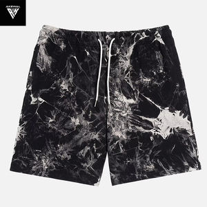 กางเกงขาสั้นมัดย้อมสำหรับผู้ชายกางเกงขาสั้นย้อมสีแบบผูกเอวมีกระเป๋าล่าสุดผ้าคอตตอนผ้า100% มีกระเป๋า - Product Image 2