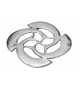 Dessous de plat en métal coulé en forme de feuille Dessous de plat décoratif à motif de qualité supérieure pour cuisine et table à manger avec base en caoutchouc au prix de gros - Product Image 5