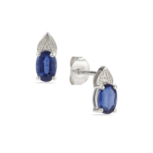 Boucles d'oreilles en or rose avec diamants taille princesse en forme de goutte d'eau 1,32 ct - Product Image 1