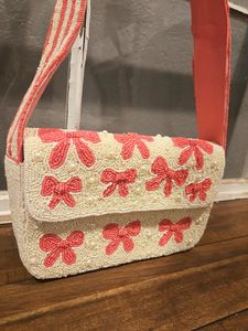 MS Handicraft Certified Multicolor Glass Beaded <b>Bag</b> Handle Handheld Casual Hand <b>Bag</b> Indian Handmade Customized Shape <b>Baguette</b> - Product Image 2