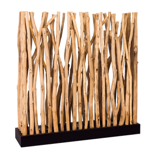 Handcrafted Wood Art Deco <b>Room</b> <b>Divider</b> with Panel Design Multi-Functional Frame Structure Portable Indoor Decor - Product Image 4