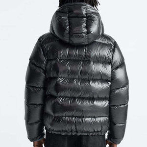 Veste d'hiver respirante et écologique pour hommes avec logo personnalisé avec col montant Position du logo avant Finition brillante Utilisation en extérieur - Product Image 6