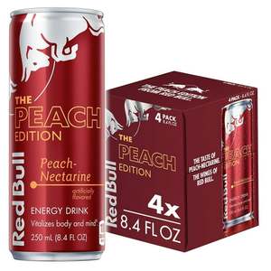 250ml Red Bull Bebida Energética Edición Melocotón - Product Image 3