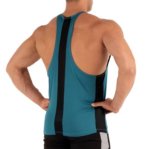 Verano de secado rápido hombres gran oferta de compresión sin mangas camiseta sin mangas de alta calidad personalizar músculo Fitness gimnasio deportes chaleco - Product Image 6