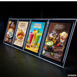 Custom LED <b>Light</b> Box Menu Display | UV Printed Backlit Film Lightbox for Restaurant & Cafe - Product Image 3