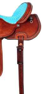 Silla de montar western de estilo personalizado de calidad premium para caballos, hecha a mano en India, cuero de alta calidad, estructura de madera, herrajes de latón. - Product Image 2
