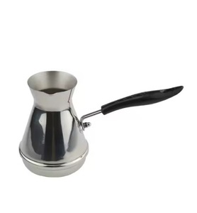 Venta caliente nuevo acero inoxidable moderno grueso sólido turco cafetera árabe griego estufa cafetera para cafés hoteles uso - Product Image 1