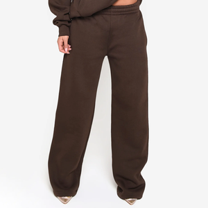 ชุดวอร์มลำลองเล่นกีฬาแบบหลวมมีซิปแขนยาวสองชิ้นโลโก้ตามสั่งสำหรับผู้หญิง - Product Image 4