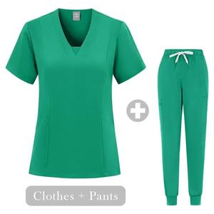 Bata de laboratorio sedosa para hospital de verano, bata de farmacia, abrigo de consulta antiestático, cintura con lengüeta, doble función para hombres y mujeres - Product Image 3