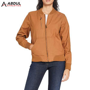 แจ็คเก็ตบอมเบอร์ผู้หญิงดีไซน์ใหม่ ให้ความรู้สึกนุ่มสบายด้านใน พร้อมดีไซน์ที่ปรับแต่งได้สำหรับการสวมใส่ลำลองในชีวิตประจำวัน - Product Image 1