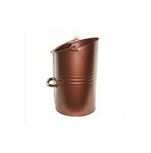 Set of 2 Handmade Metal <b>Coal</b> <b>Buckets</b> with Black Powder Coating Perfect for Stylish Ash Storage and Fireplace Use - Product Image 4