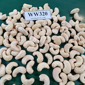 Prêt à expédier des noix de cajou W320 SANTIGO Vietnam W320 Noix de cajou Taxe GRATUITE Kernel Kaju Badam - Product Image 1