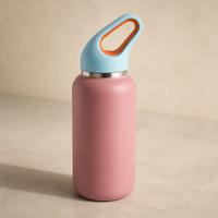Bouteille d'eau réutilisable en acier inoxydable 304 à double paroi, sans BPA, 18 oz, 32 oz, avec logo et couleur personnalisés, vente en gros ODM OEM