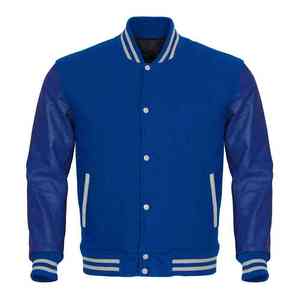 Vente en gros Nouvelle Arrivée 2026 Blouson universitaire vierge en molleton de coton personnalisable pour hommes - Product Image 2