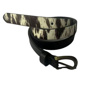 Cinturón de Cuero Vacuno Auténtico para Hombre, Cómodo, Duradero, Informal, con Hebilla de Acero, Ecológico, Ligero, para Uso Diario - Product Image 1