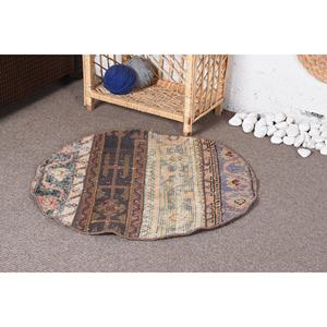 Alfombra de lana Beige Bohemia Vintage 2,6X2,6 pies área grande rectángulo Patchwork alfombra de felpa látex pasillo habitación alfombra nueva área grande - Product Image 3