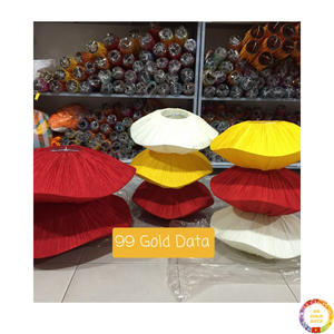 Linterna de seda hecha a mano colorida seda y bambú para Festival boda decoración del hogar Vietnam - Product Image 2