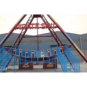 Encantadores paseos en parque de atracciones, barco al aire libre, parque de atracciones, 40 asientos, barcos piratas de fibra de vidrio, paseos a la venta - Product Image 3