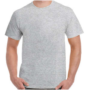 Camiseta con estampado personalizado y cuello redondo para hombre, transpirable, de microfibra de bambú, ajuste Regular, diseño sólido, patrón en blanco, estilo Formal de punto - Product Image 3