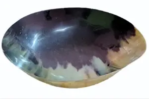 Bol en corne naturelle de haut niveau bol à salade en corne de vache de forme ronde pour table à manger bols décoratifs pour fruits et salade - Product Image 2