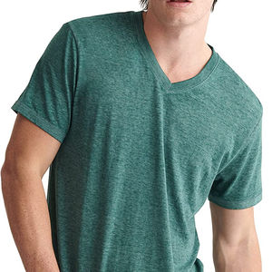 T-shirt col en v décontracté, vêtements de mode, couture de haute qualité, meilleur prix, mode t-shirt col en v doux - Product Image 1