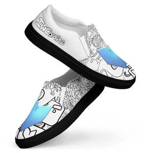 Scarpe da uomo comode slip-on in tela, espadrillas traspiranti con solette in gomma, cotone ed EVA per primavera, estate e autunno - Product Image 1