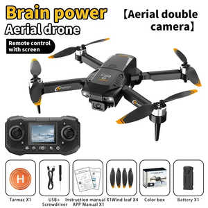 Drone RC F205 avec télécommande 1-3 km, Quadcopter Brushless à Flux Optique, Écran Pliable 1 km, Photographie Aérienne Avancée, Alimentation Électrique - Product Image 6