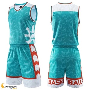Ensemble de maillots de basket-ball sans manches personnalisés en sublimation antibactérienne, séchage rapide, taille plus, uniforme d'équipe pour adultes, 100% polyester - Product Image 4