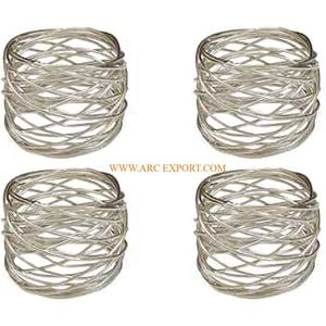 Anillos de sujeción de tejido de servilleta con forma de ciervo de Metal pulido espejo, juego de 6 servilleteros de decoración de mesa de forma personalizada a la venta - Product Image 4