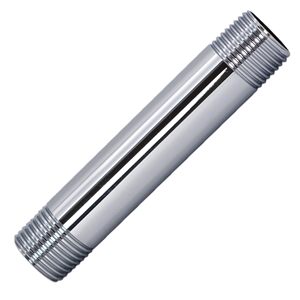 Raccord de tuyau en laiton durable, filetage mâle, raccord court pour applications de plomberie en gros - Product Image 1