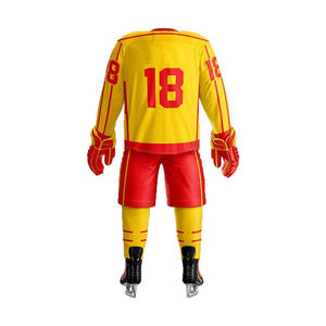 Uniforme de hockey sur glace de haute qualité professionnel, vêtements de sport, uniforme de hockey sur glace grande taille avec expédition et livraison - Product Image 2