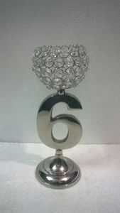 Bougeoir en cristal, décoration de la maison, autre support de bougie brillant, pour l'intérieur et l'extérieur - Product Image 3