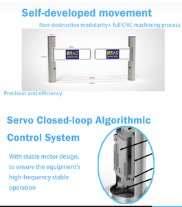 Acs Automatische Gezichtsherkenning + Qr-Code + Rfid-Kaart + Vingerafdruk Toegangscontrolesysteem Roestvrijstalen Antibumperklevende Tourniquet - Product Image 4